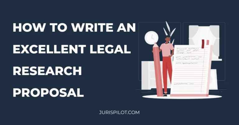 Write an excellent legal research proposal
